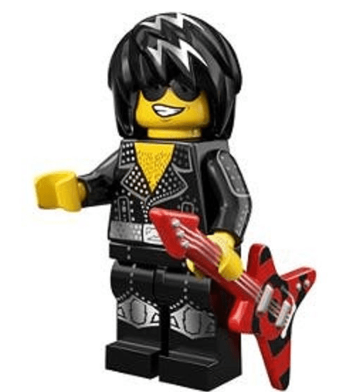 Rock Star Lego Minifigure from Series 12