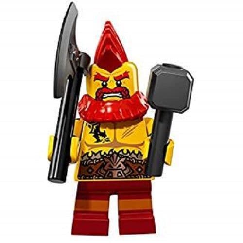 Batlle Dwarf Lego Minifigure from Series 17