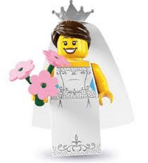 Bride Lego Minifigure from Minifigures Series 7
