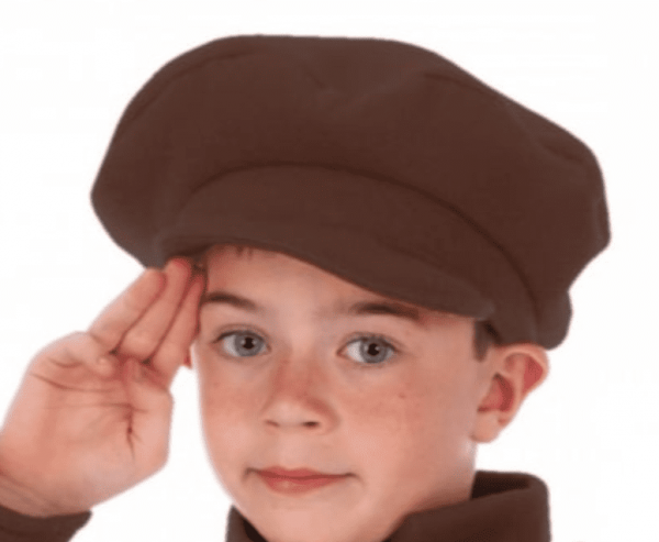 Childrens Tommy Soldier Hat WW1 Costume Brown
