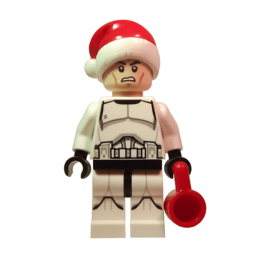 Clone Trooper with Santa Hat Lego Star Wars Minifigure