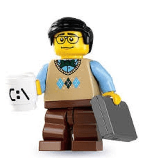 Computer Programmer Lego Minifigure from Minifigures Series 7