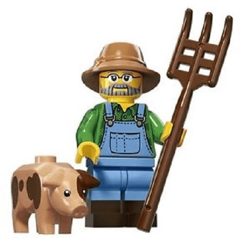 Farmer Lego Minifigure from Series 15 Minifigures
