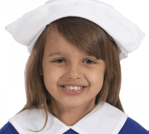 Girls Nurse Hat White for WW2 Costume