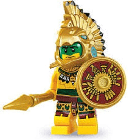 Aztec Warrior Lego Minifigure from Minifigures Series 7
