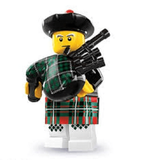 Bagpiper Lego Minifigure from Minifigures Series 7