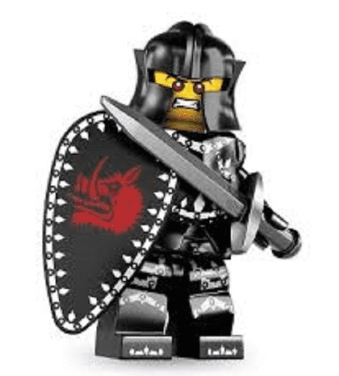 Evil Knight Lego Minifigure from Minifigures Series 7