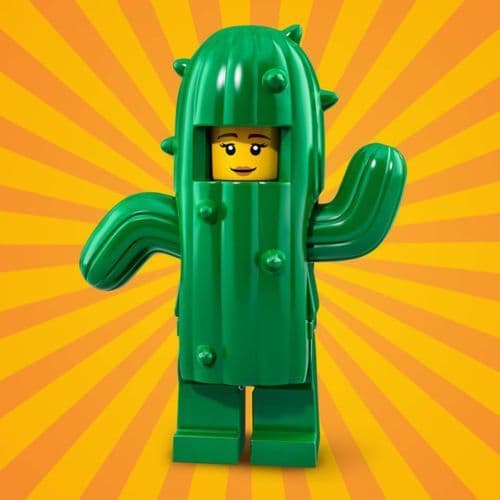 Lego Cactus Girl Minifigure from Series 18