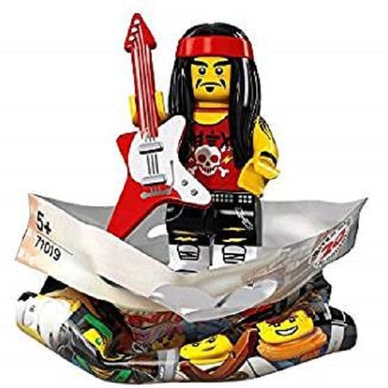 Lego Gong and Guitar Rocker Ninjago Movie Minifigure