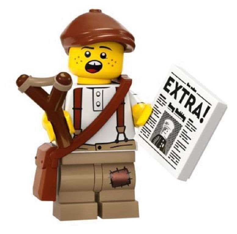 Lego Newspaper Kid Minifigure Series 24