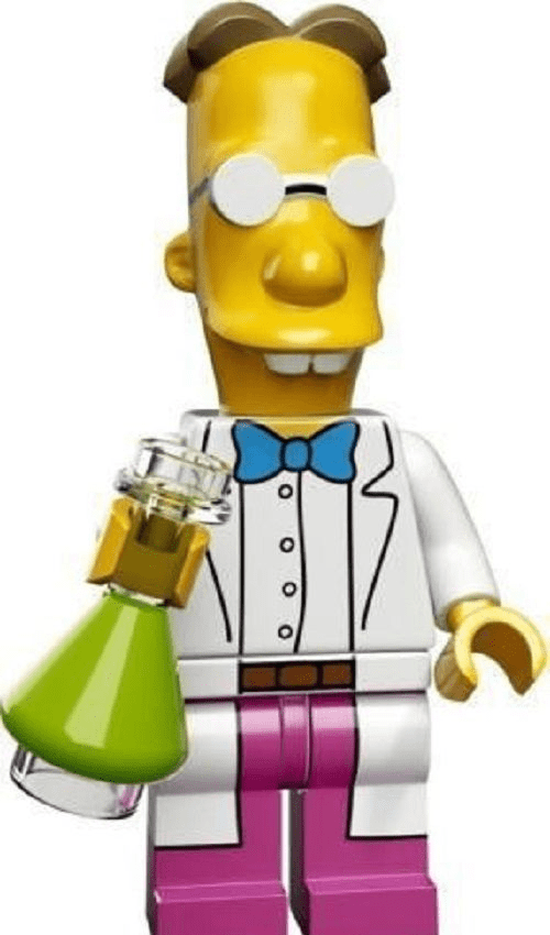 Lego Professor Frink Minifigure Simpsons Series 2