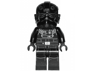 Lego Tie Fighter Pilot Star Wars Minifigure 75056