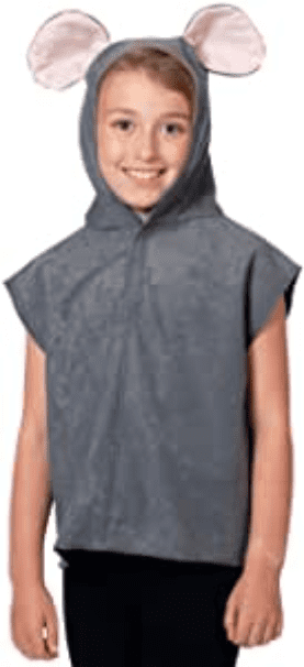 Mouse Costume Childrens Tabard Grey