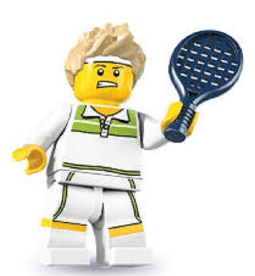 Tennis Ace Lego Minifigure from Minifigures Series 7