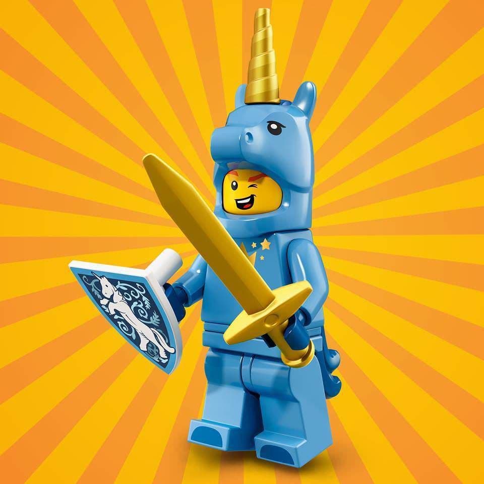 Unicorn Guy Lego Minifigure from Series 18