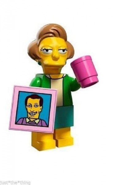 Lego Edna Krabappel Minifigure Simpsons Series 2