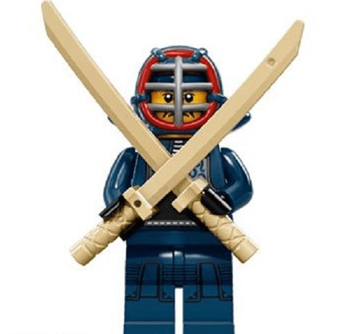Lego Kendo Fighter Minifigure Series 15 Minifigures