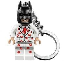 Lego Kiss Kiss Batman minifigure  Keyring Keychain