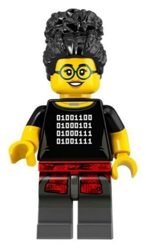 Lego Programmer Minifigure from Series 19
