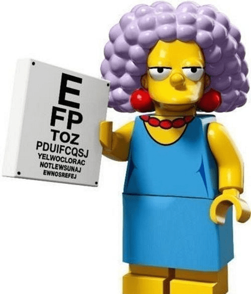 Lego Selma Bouvier Minifigure Simpsons Series 2