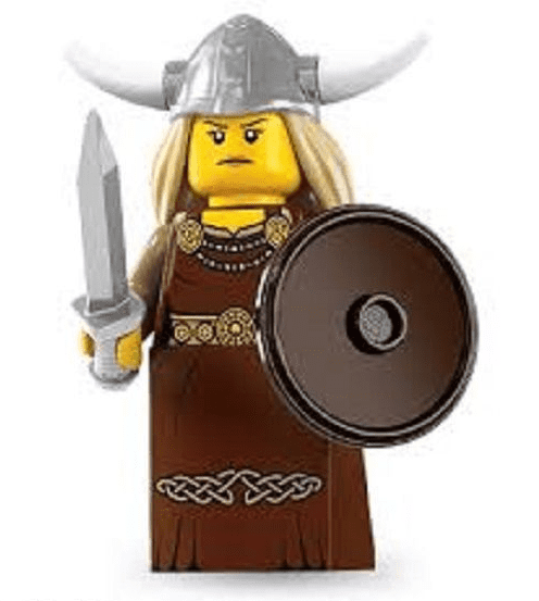 Viking Woman Lego Minifigure from Minifigures Series 7